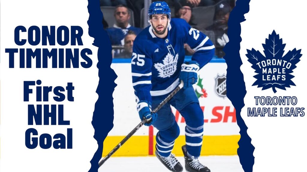 conor timmins 25 toronto maple leafs first nhl goal jan 8 2023