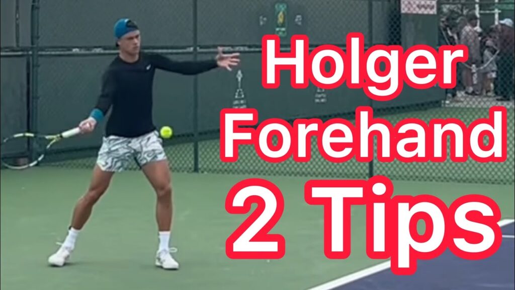 copy these 2 forehand backhand tips from holger rune tennis technique explained