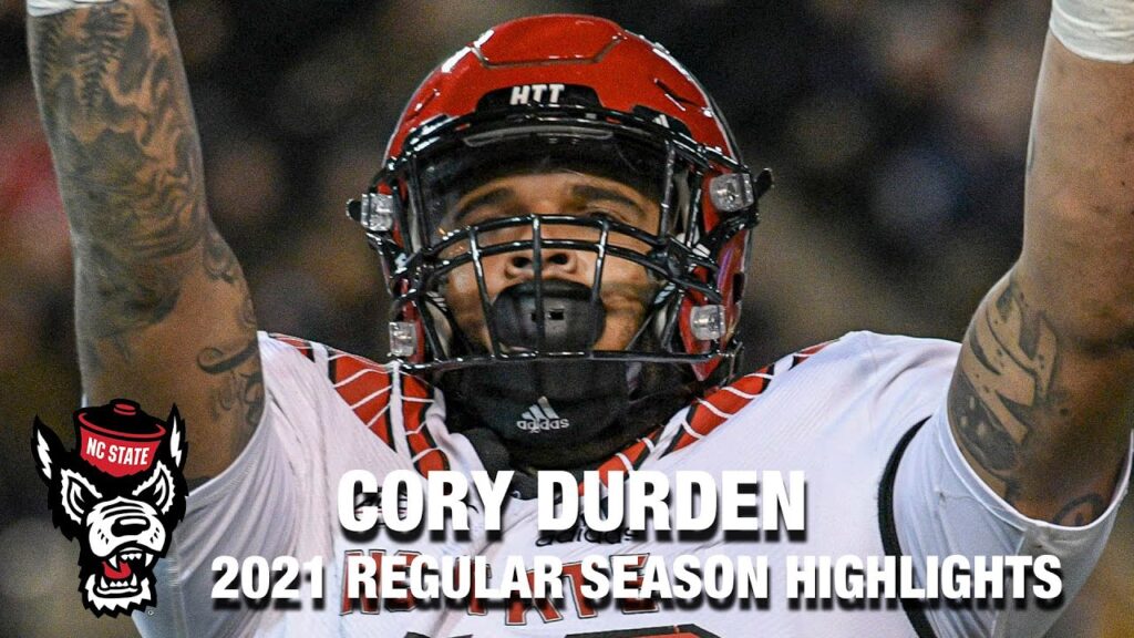 cory durden 2021 regular season highlights nc state dl