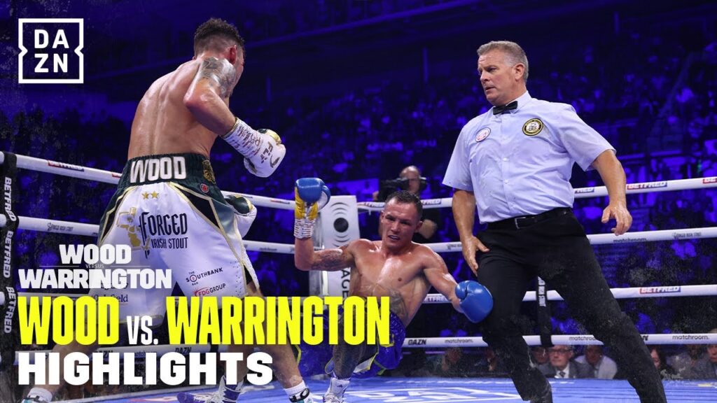 crazy ko leigh wood knocks out josh warrington