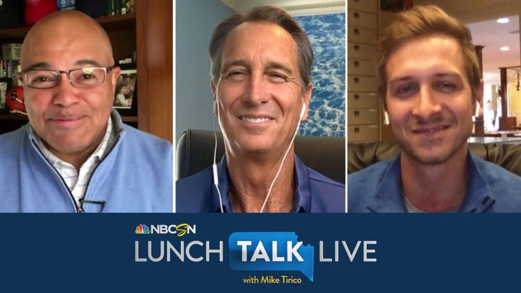 cris jac collinsworth talk 2020 nfl draft prospects tom brady lunch talk live nbc sports