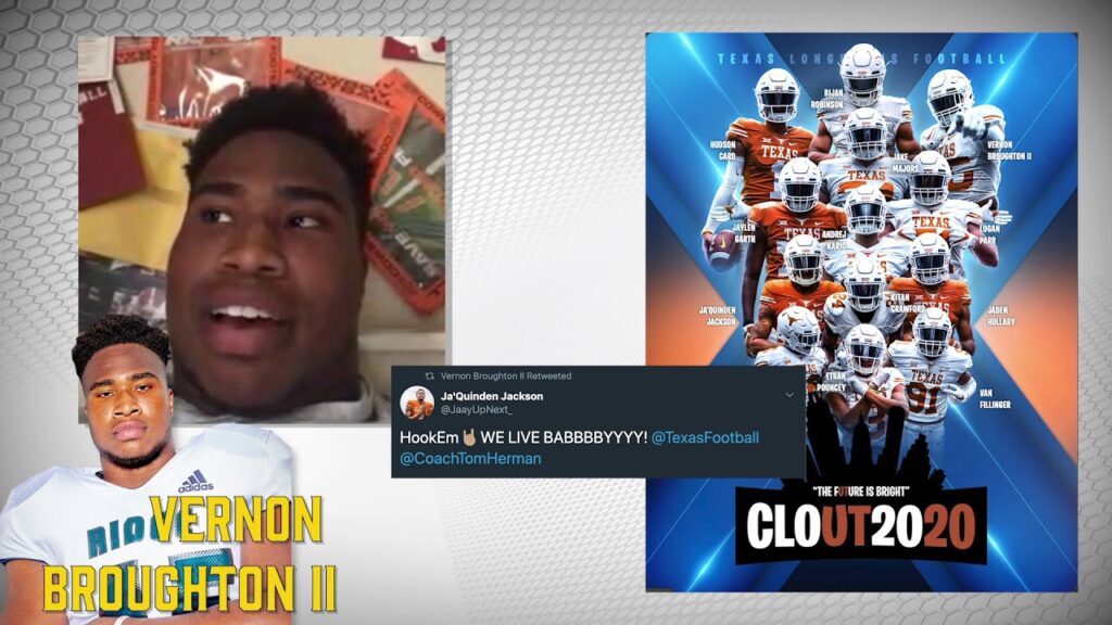 cy ridge dt texas longhorns commit vernon broughton ii fills us in on his recruiting process