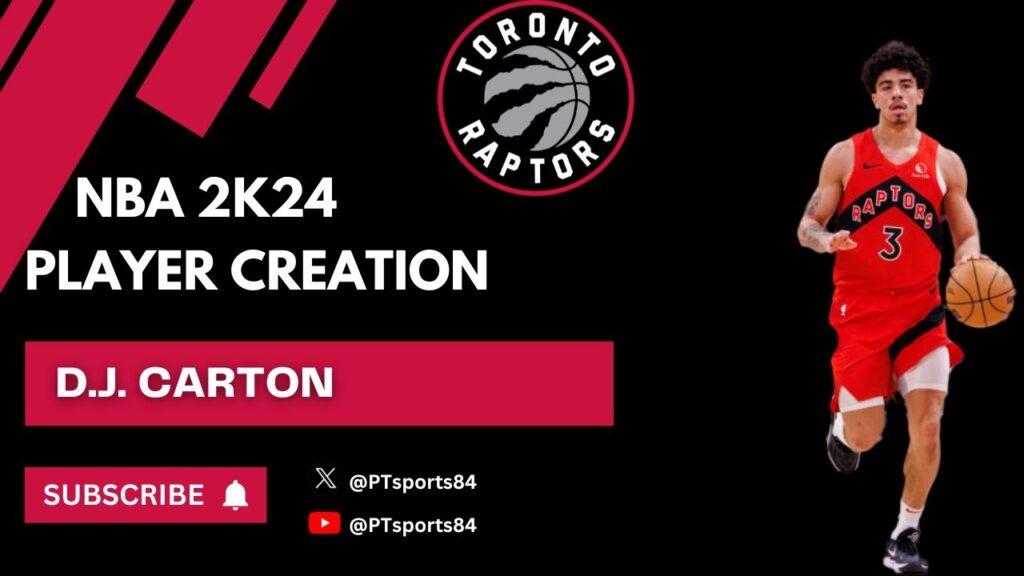 d j carton toronto raptors nba2k24 player face creation djcarton raptors