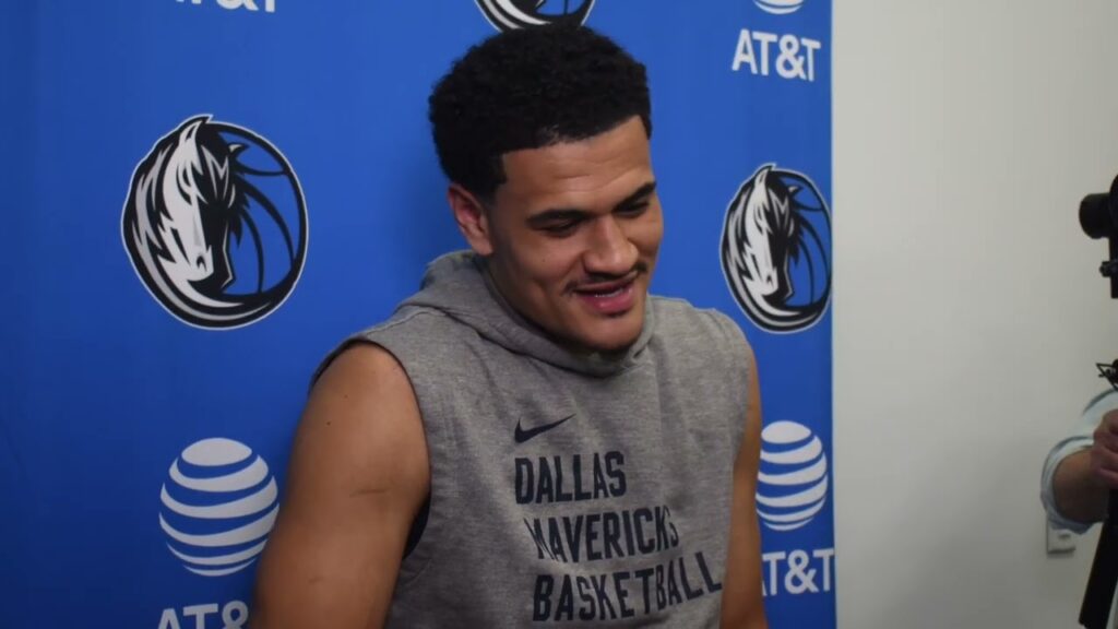 dallas mavericks josh green practice interview before game 4 vs la clippers