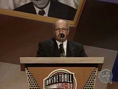 daniel danny biasones basketball hall of fame enshrinement speech