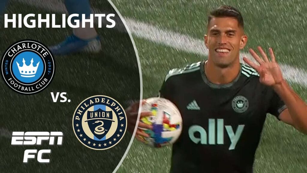 daniel rios scores four goals for charlotte fc mls highlights espn fc