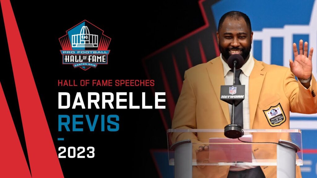 darrelle revis full hall of fame speech 2023 pro football hall of fame nfl 1