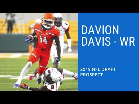 davion davis wr sam houston state 2019 nfl draft prospect official highlights