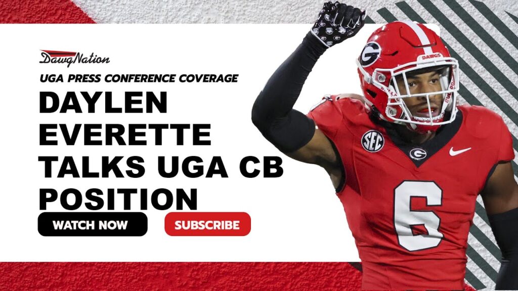 daylen everette on how he earned georgias starting cornerback role uga bulldogs football