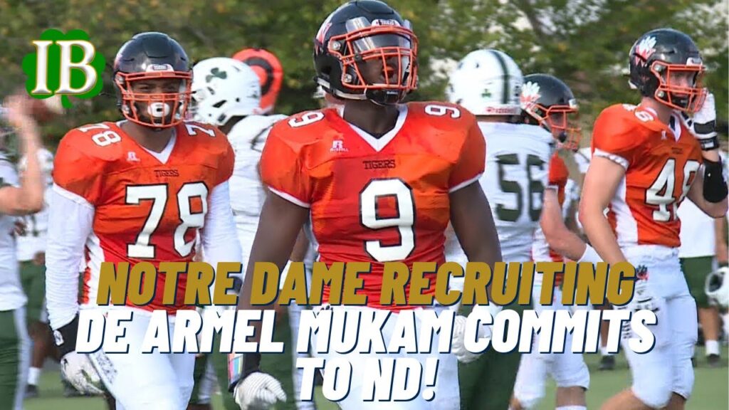 de armel mukam commits to notre dame