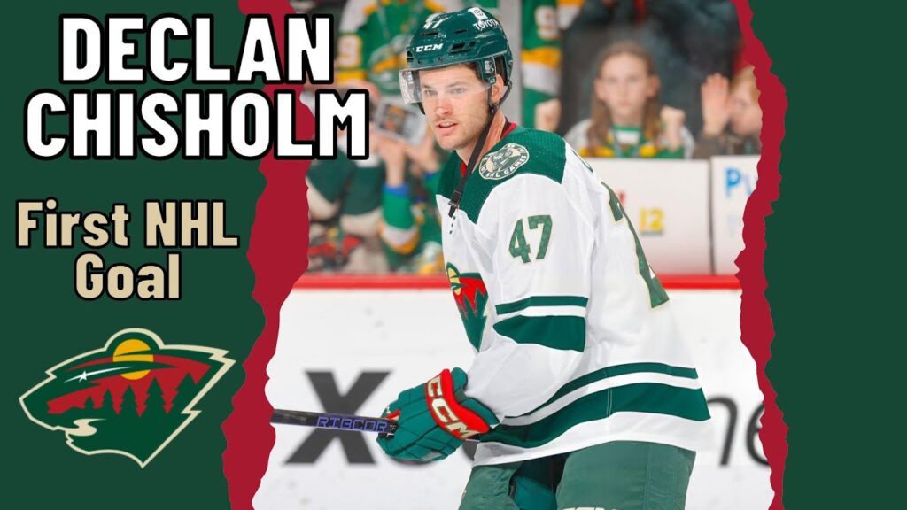 declan chisholm 47 minnesota wild first nhl goal feb 17 2024