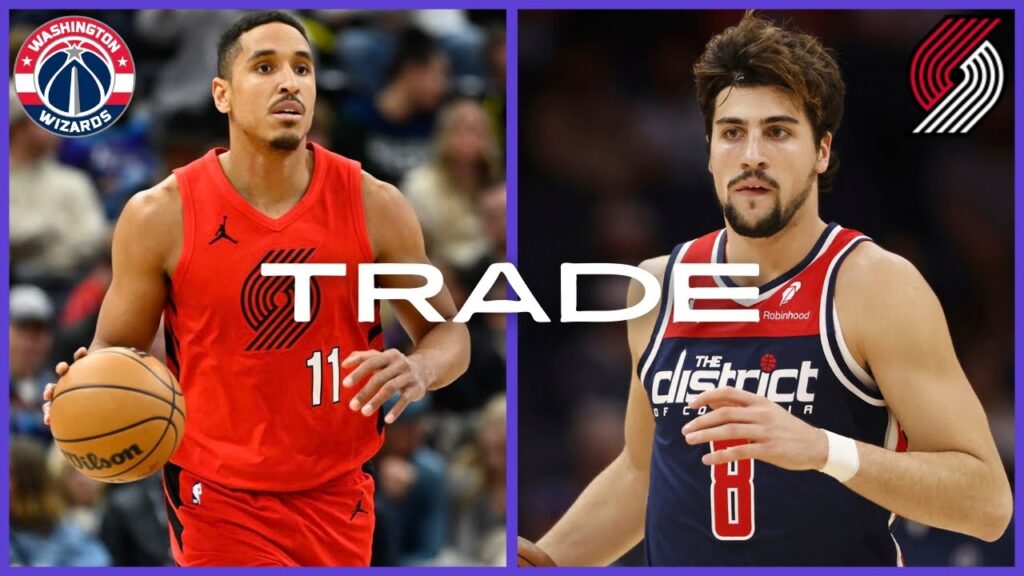 deni avdija traded to the portland trailblazers malcolm brogdon to washington nba offseason 2024