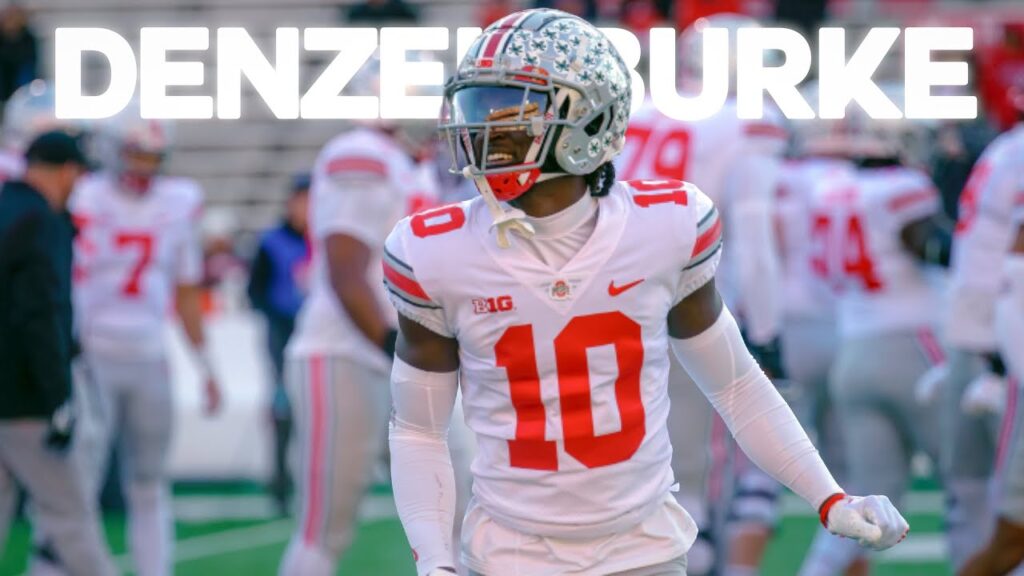 denzel burke ohio state cb highlights smoothest db in the country