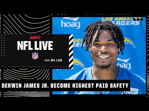 derwin james jr is now the highest paid safety in nfl history f09f98b1f09f92b0 nfl live reacts