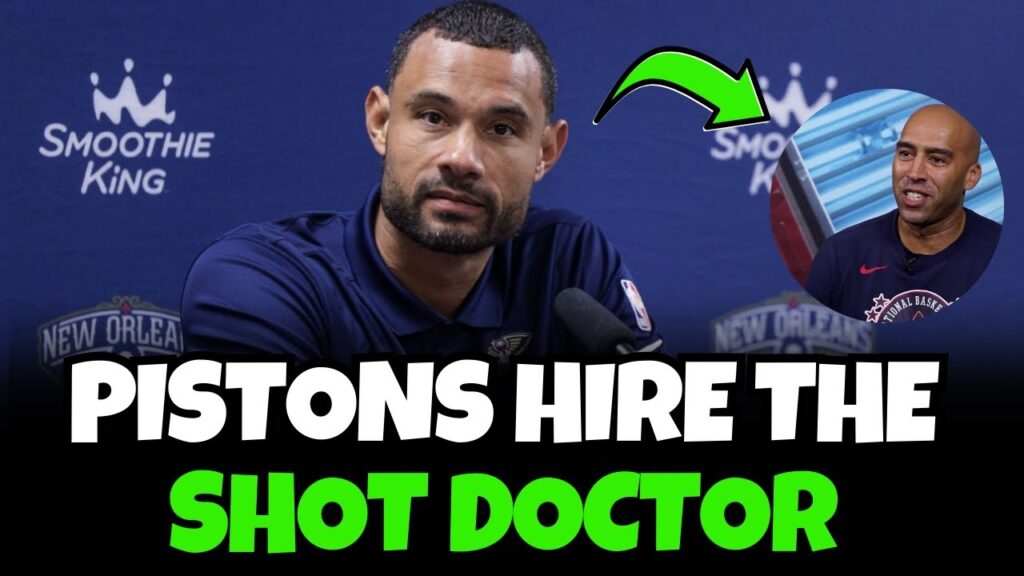 detroit pistons hire fred vinson the shot doctor as an assistant coach