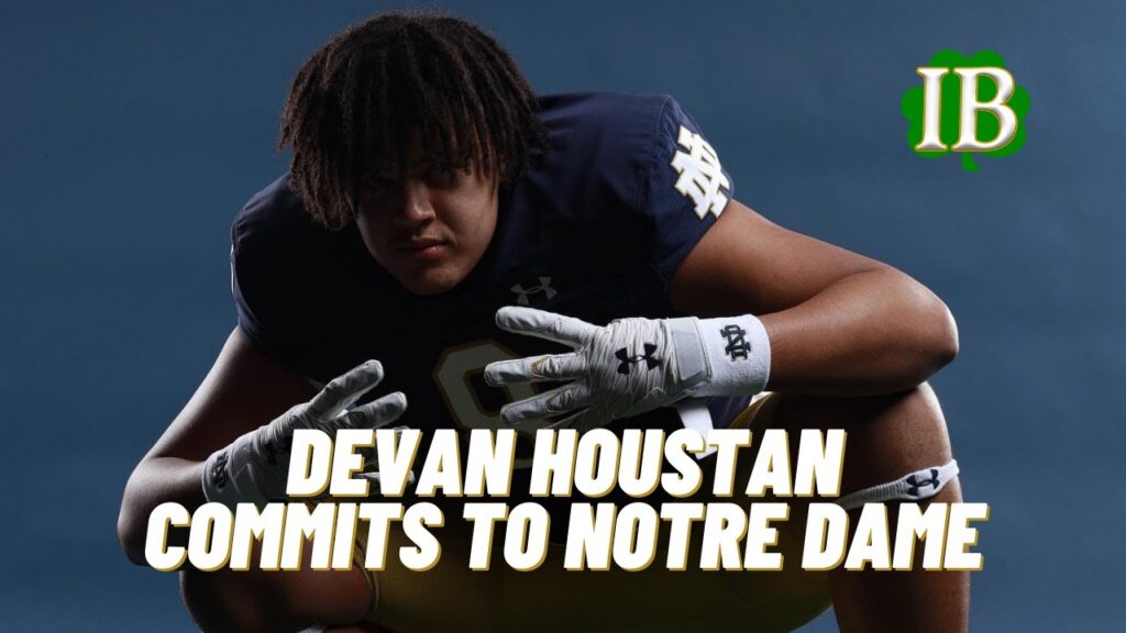 devan houstan commits to notre dame