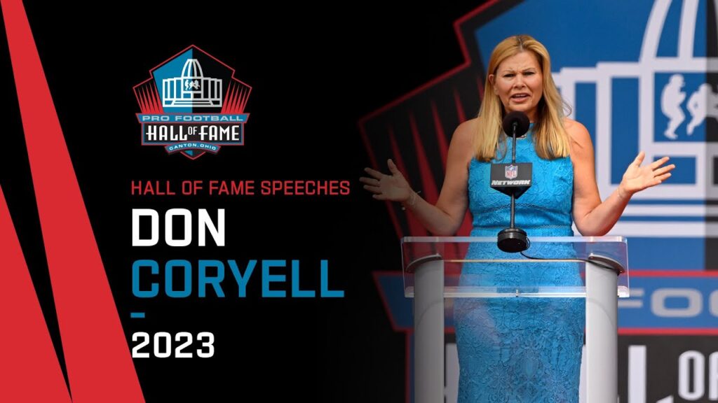 don coryells daughters full hall of fame speech 2023 pro football hall of fame nfl 1