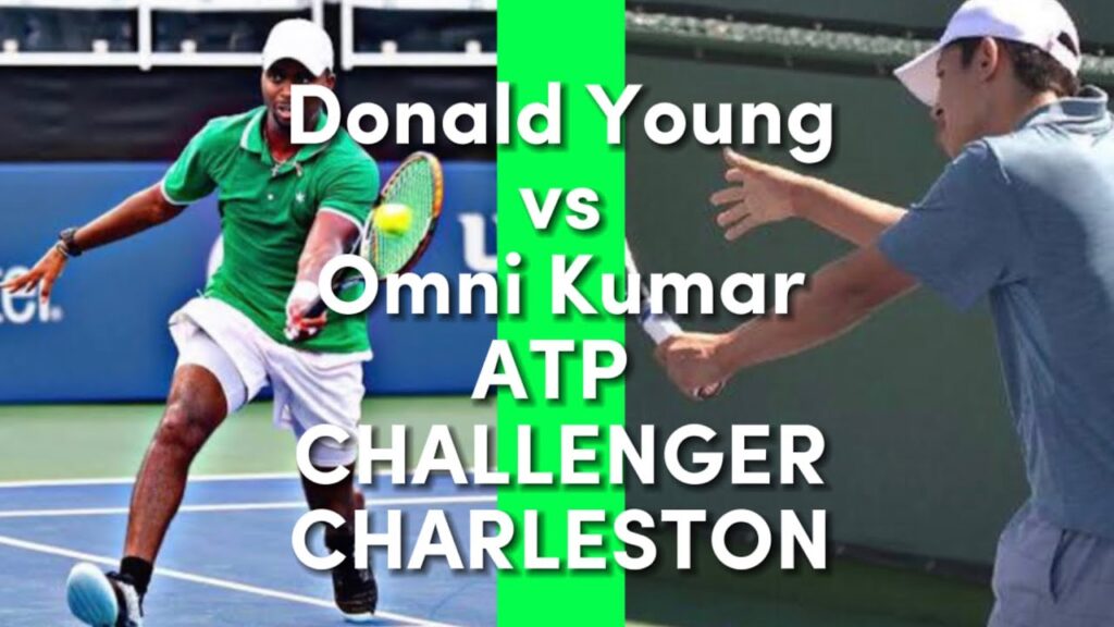 donald young vs omni kumar atp challenger charleston highlights