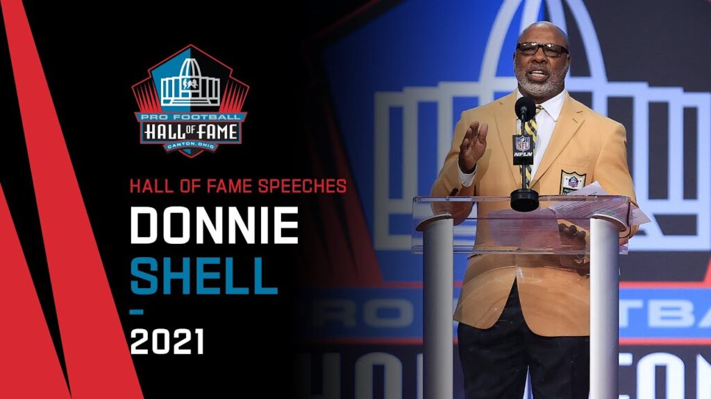 donnie shell full hall of fame speech 2021 pro football hall of fame nfl