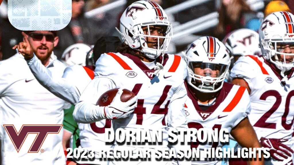 dorian strong 2023 regular season highlights virginia tech cb