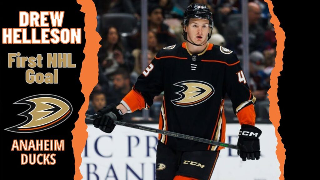 drew helleson 43 anaheim ducks first nhl goal apr 11 2023