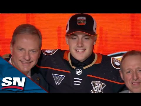 ducks select leo carlsson with no 2 overall pick in 2023 nhl draft