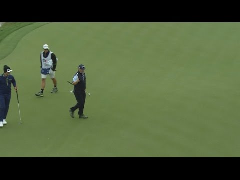 dudley hart fights mother nature for a tough par at valero