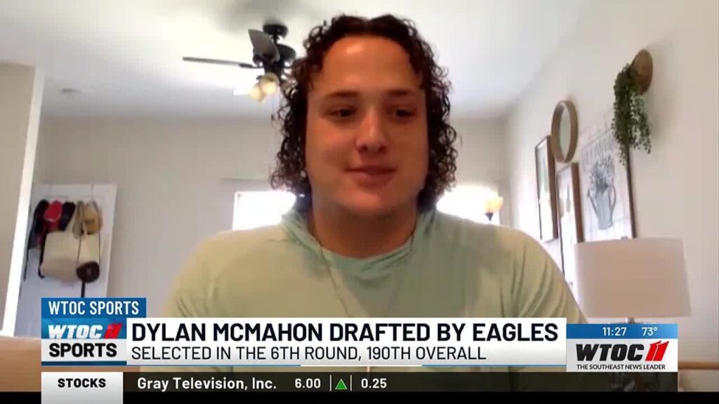 dylan mcmahon drafted by the eagles