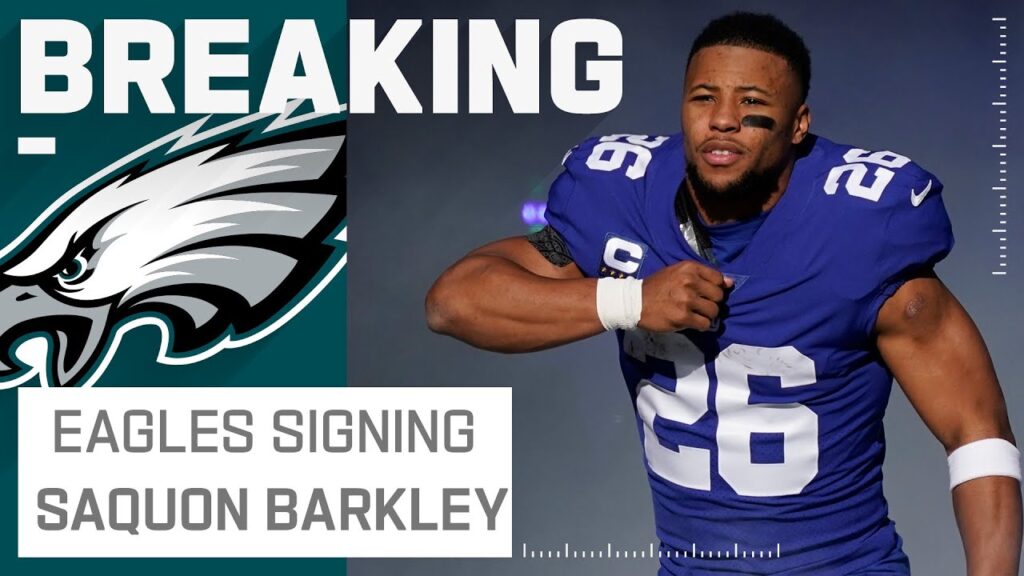 eagles sign saquon barkley