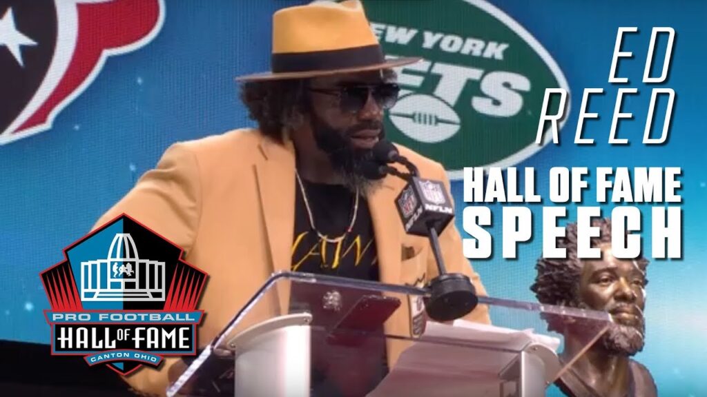 ed reed full hall of fame speech 2019 pro football hall of fame nfl 1