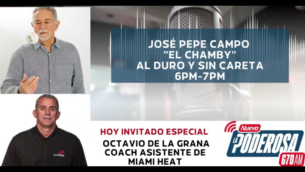 el chamby entrevista a octavio de la grana coach asistente de miami heat