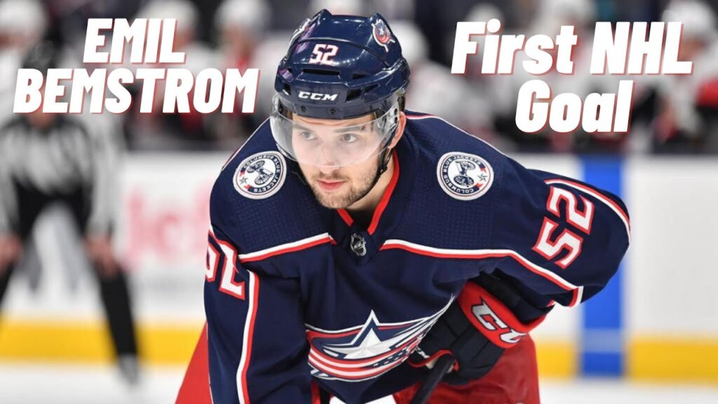 emil bemstrom 52 columbus blue jackets first nhl goal nov 7 2019