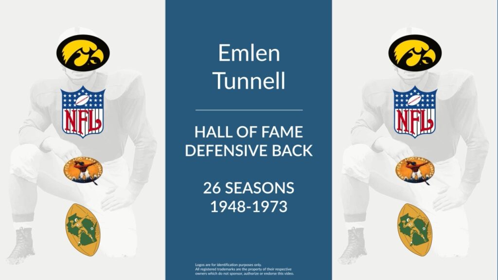 emlen tunnell hall of fame football defensive back