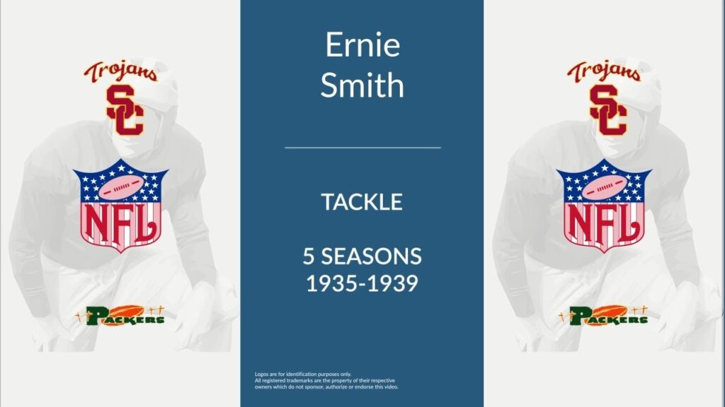 ernie smith football tackle and placekicker