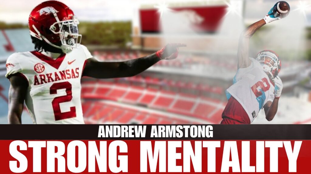 exclusive interview arkansas wr andrew armstrong opens up on his journey wu pig podcast special