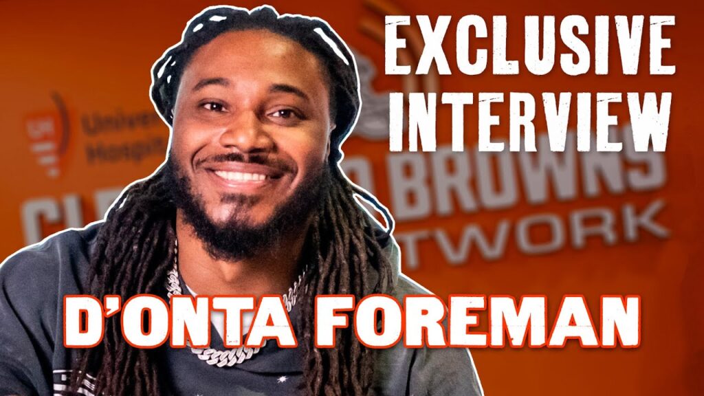 exclusive interview with browns rb donta foreman cleveland browns daily