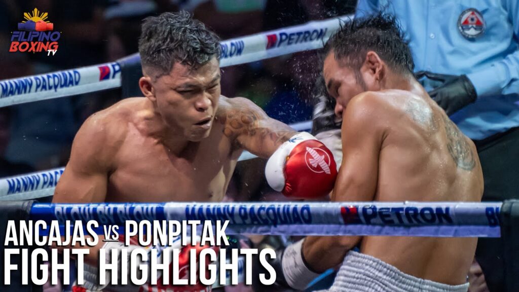 f09f87b5f09f87ad jerwin ancajass featherweight debut ends in controversial dq ancajas vs ponpitak highlights