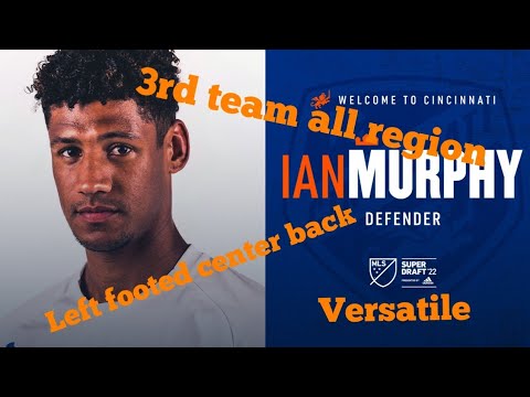 fc cincinnati selects ian murphy cb out of duke