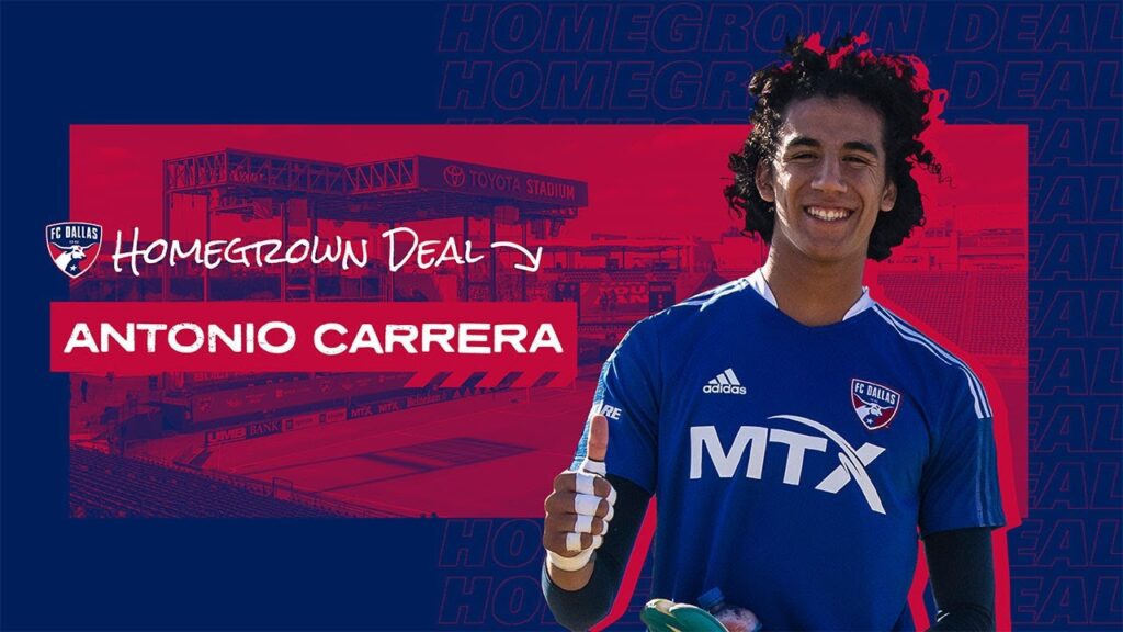 fc dallas signs homegrown antonio carrera