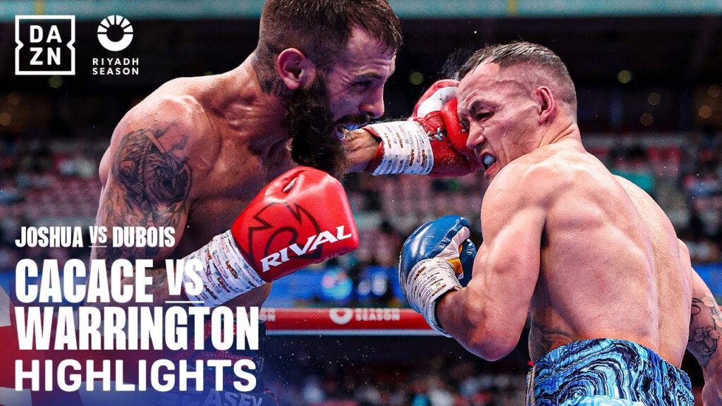 fight highlights riyadh season card wembley edition anthony cacace vs josh warrington