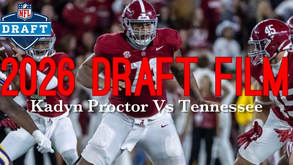 film room alabama lt kadyn proctor vs tennesse2023