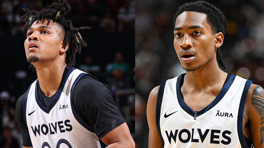 first look at minnesota timberwolves top picks rob dillingham terrence shannon jr