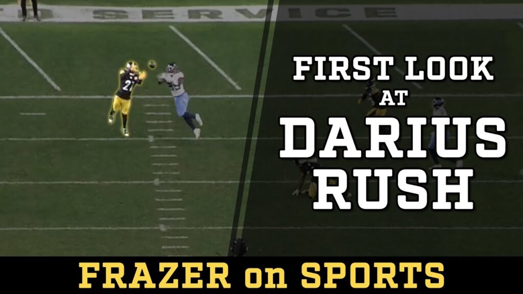 first look cornerback darius rushs first action with the pittsburgh steelers