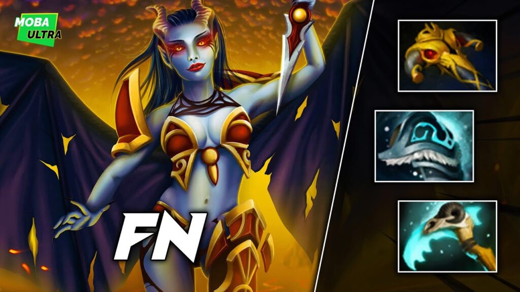 fn queen of pain dota 2 highlights 9177 avg mmr