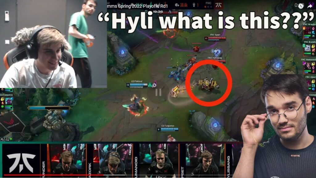 fnc razork confronts hylissang for this engage against g2