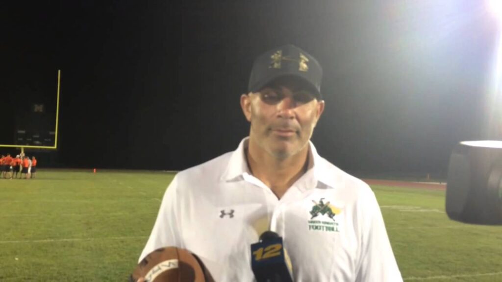 football st joseph coach augie hoffmann on his first career win