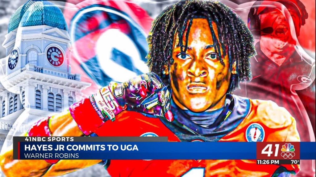 former perry panthers student maurice hayes junior commits to uga