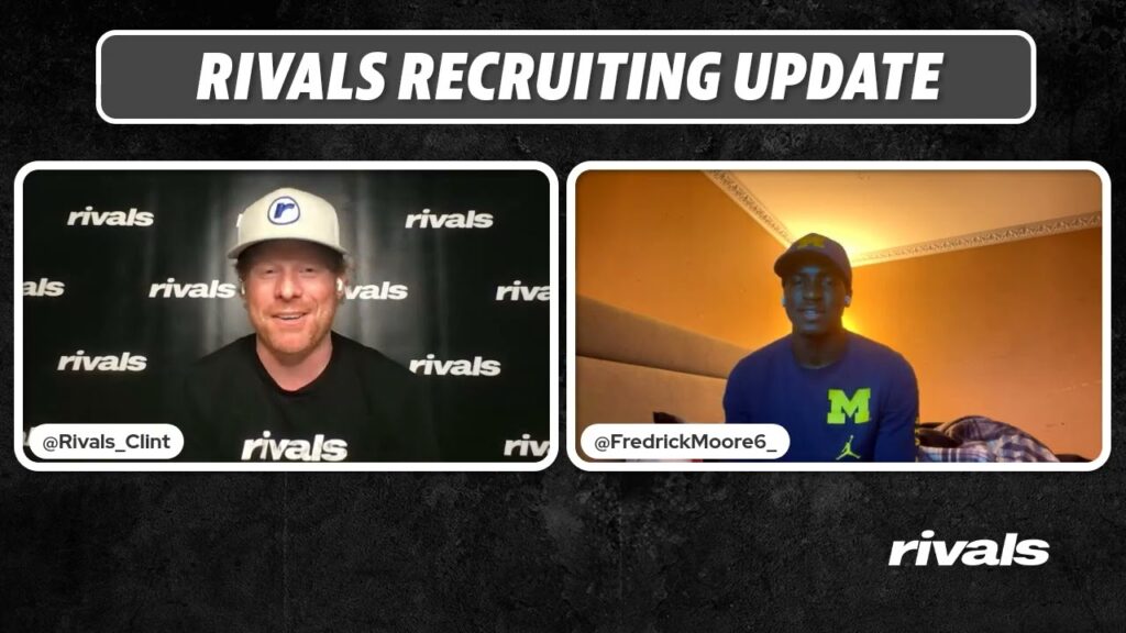 four star wr fredrick moore commits to michigan