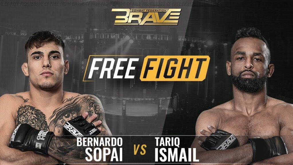 free mma fight bernardo sopai vs tariq ismail brave cf 38