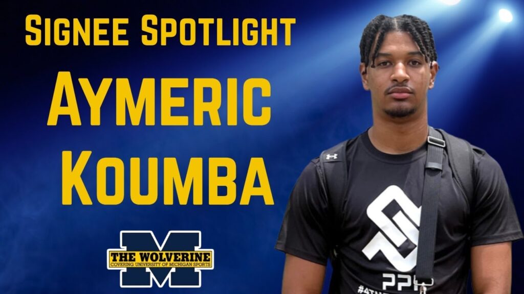 french monster aymeric koumba on why he chose michigan more signee spotlight goblue